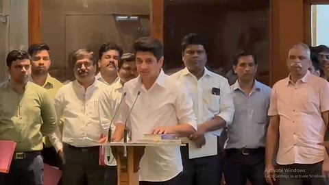 Satyajit Tambe took the oath of MLC
