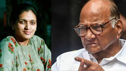 Sharad Pawar Rupali Thombare 