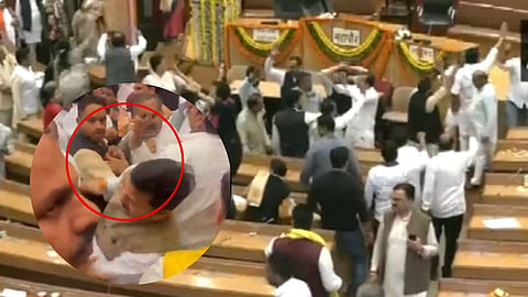 Delhi MCD BJP- AAP Clash Viral Video