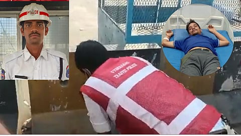 Telangana Traffic Police CPR Viral Video