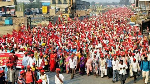 Farmers' Long March suspended 