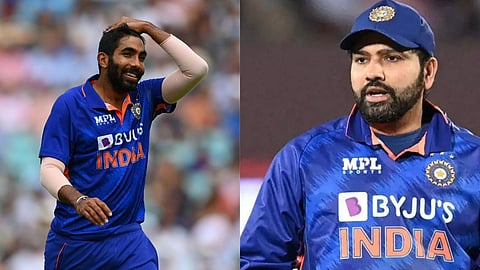 Jasprit bumrah and Rohit sharma 