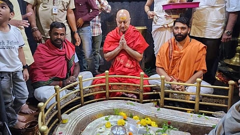 Anupam Kher Took Blessing Of Look Shiva