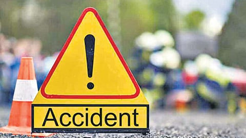 Pedestrian crushed by speeding Vehicle