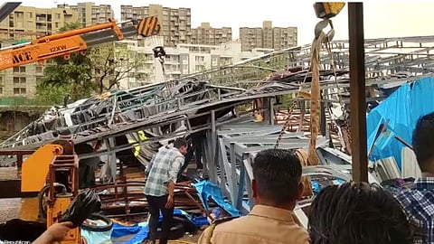 Pimpri Chinchwad Hoarding Collapse 