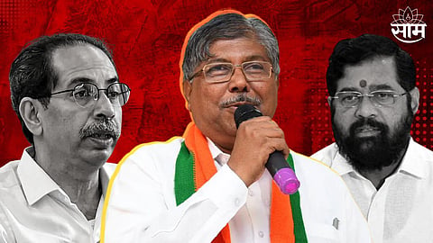 Chandrakant Patil On Uddhav Thackeray Eknath Shinde 