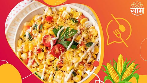 Creamy Corn Chaat Recipe