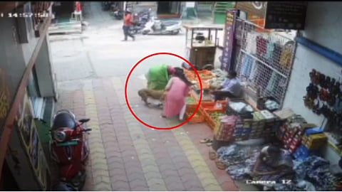 Ambegaon Dog Attack Viral Video