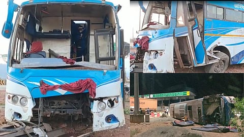 Bus Accident On Mumbai Goa Highway