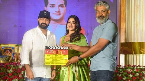Jr NTR-Janhvi Kapoor Movie First Look