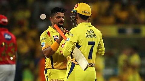 suresh raina and ms dhoni 