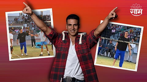 Akshay Kumar Played Voleyball With Uttarakhand Police 