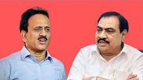 Girish Mahajan Eknath Khadse