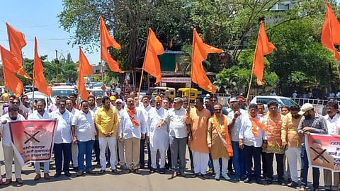 Bhagat Singh Koshyari, Kolhapur, Uddhav Thackeray Faction, Morcha