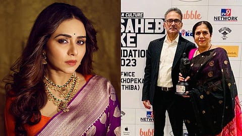 Amruta Khanvilkar Received Dadasaheb Phalke Award