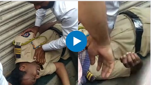 Policeman suffered heart attack while riding bike