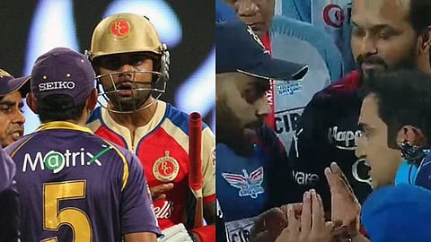 virat kohli vs gautam gambhir
