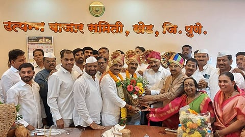 khed apmc election, ajit pawar, mla dilip mohite