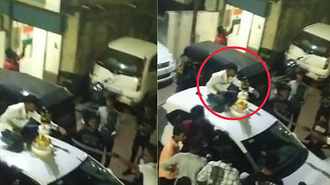 Pune Crime News: "भाई चा" बर्थ डे,  तलवारीने चौकात धिंगाणा; दणक्यात सेलिब्रेशननंतर पोलिसांनी केली अशी दशा, एकदा पाहाच
