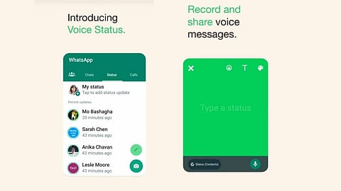 WhatsApp Voice Note Update