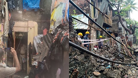 Ghatkopar Home Collapsed And Thane Wall Collapsed 