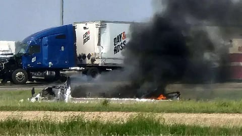 Canada Bus-Truck Accident News