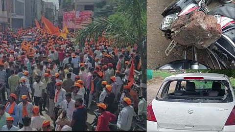 Ahmednagar Bahgwa Morcha