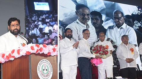 Cm Eknath Shinde and Sharad Pawar Together