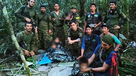 Children lost for 40 days in Colombian Amazon found alive