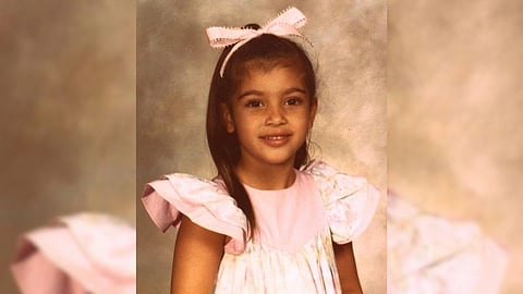 Kim Kardashian  Childhood Photo