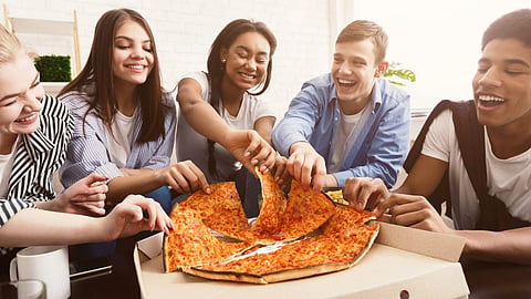 Eating Pizza Job