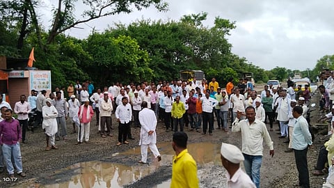 kalamb-latur highway, rasta roko aandolan