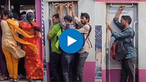 mumbai local train viral video 