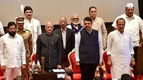 Ajit Pawar Oath ceremony 