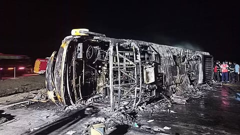 samruddhi mahamarg bus accident
