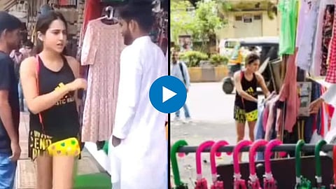 Sara Ali Khan Enjoys Street Shopping In Bandra 