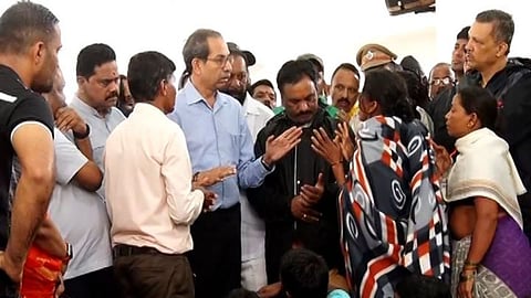 Uddhav Thackeray In Irshalwadi