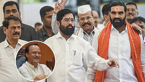 Maharashtra Politics ajit pawar question Cm Eknath Shinde group attention to bjp role