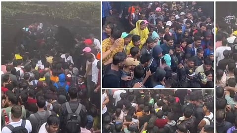 lohagad fort, youth, viral video, video viral, lonavala, khandala