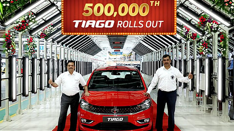 Tata Tiago surpasses 5 lakh unit sales milestone