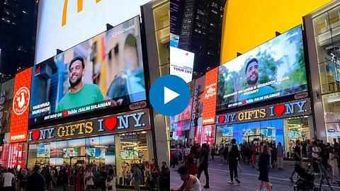 Yashraj Mukhate's Song Hit's Times Square
