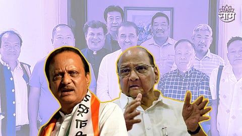NCP Mlas in Nagaland Support Ajit Pawar
