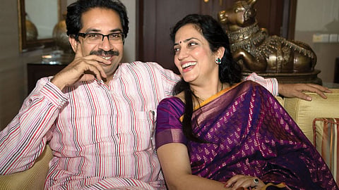 Uddhav Thackeray, Rashmi Thackeray, Nitesh Rane, 