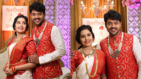 Adhipati- Akshara Engagement Photos Viral On Social Media