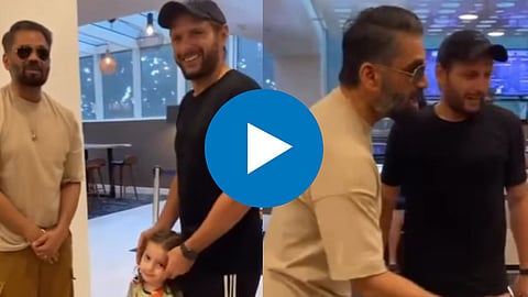 shahid afridi sunil shetty 