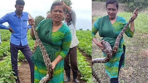 prathiba thackeray save life of python