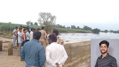 Young Man Jumps Into Warana River