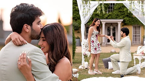 Armaan Malik And Aashna Shroff Engagement Photos