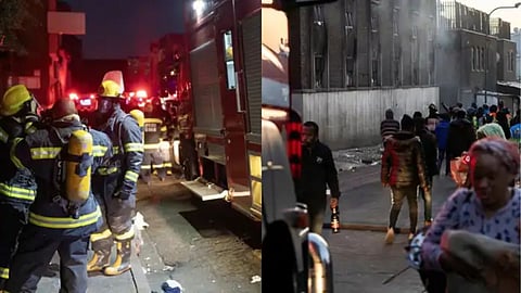 South Africa Building Fire