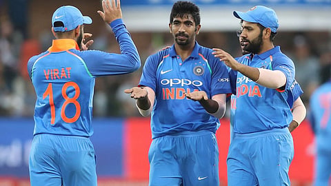 jasprit bumrah rohit sharma virat kohli 